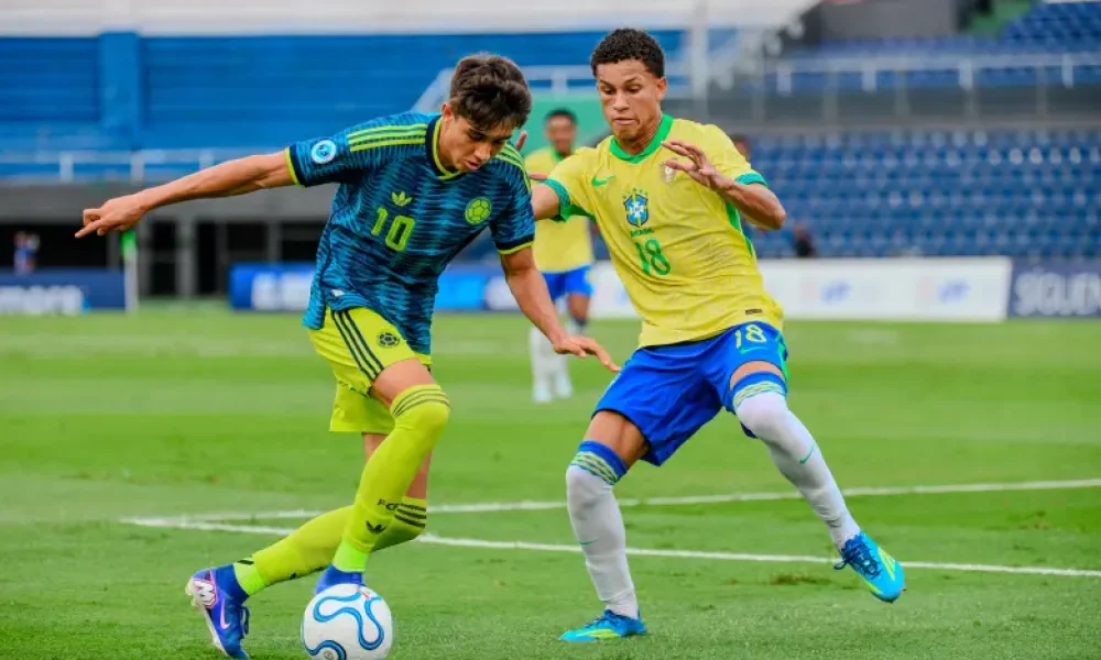 Colombia goles 3-0 a Brasil y avanza a la final del sudamericano Sub 17 contra Argentina