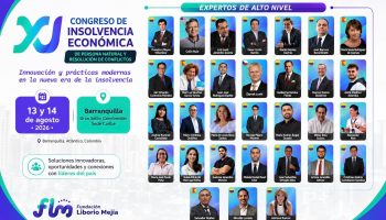 Expertos de Estados Unidos, España y República Checa llegarán a Barranquilla para el XII Congreso de Insolvencia