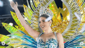 Así fue coronada Alexsandra Estarita, reina del carnaval de la 44 en la Plaza de la Paz