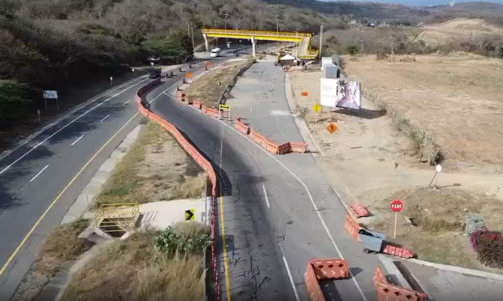 Tramo colapsado en la Vía al mar se encuentra listo para uso regular según Invias