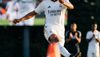 Cristiano Ronaldo Junior empezó esta semana entrenamientos en la sede Valdebebas del Real Madrid