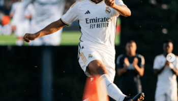 Cristiano Ronaldo Junior empezó esta semana entrenamientos en la sede Valdebebas del Real Madrid