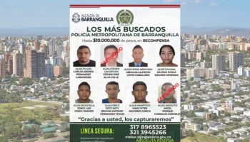 Cartel de los más buscados en Barranquilla: presuntos cabecillas de ‘Los Pepes’ y ‘Los Costeños’