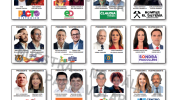 De esta manera quedó organizado el tarjetón para la primera vuelta de elecciones este 31 de mayo