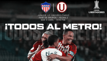 Junior vs Universitario de Perú: duelo de lideres del Grupo D en la Copa Conmebol Libertadores