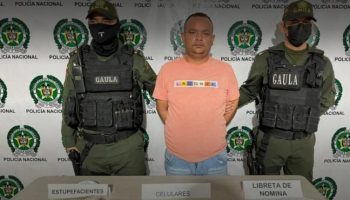 Capturan a Kevin «Cara Cortada» en Las Moras, importante integrante de los famosos «Rastrojos Costeños»