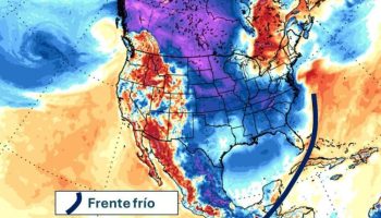 Frente frío impactaría el Caribe con lluvias, fuertes vientos y oleaje elevado