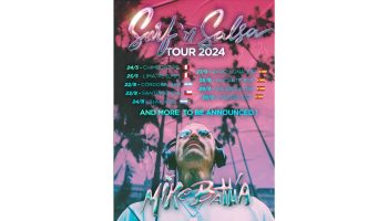 MIKE BAHÍA anuncia su tour mundial “SURF ‘N SALSA”