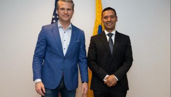 Ministro de defensa Sánchez y secretario de defensa EE.UU, se reúnen por primera vez
