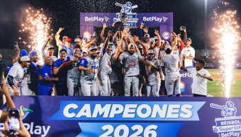 ¡Tercero en línea! Caimanes logra su corona número quince en el beisbol colombiano