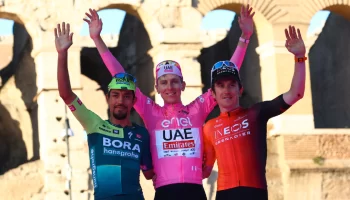 Colombia en el podio del Giro de Italia: Daniel Felipe Martínez quedó subcampeón