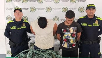 Capturan a dos hombres por vandalizar cámaras de fotomulta en Baranoa, Atlántico