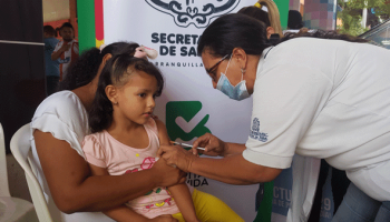 Barranquilla lidera vacunación en niños