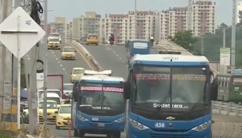 Pasajeros y conductor de bus frustran robo en Barranquilla