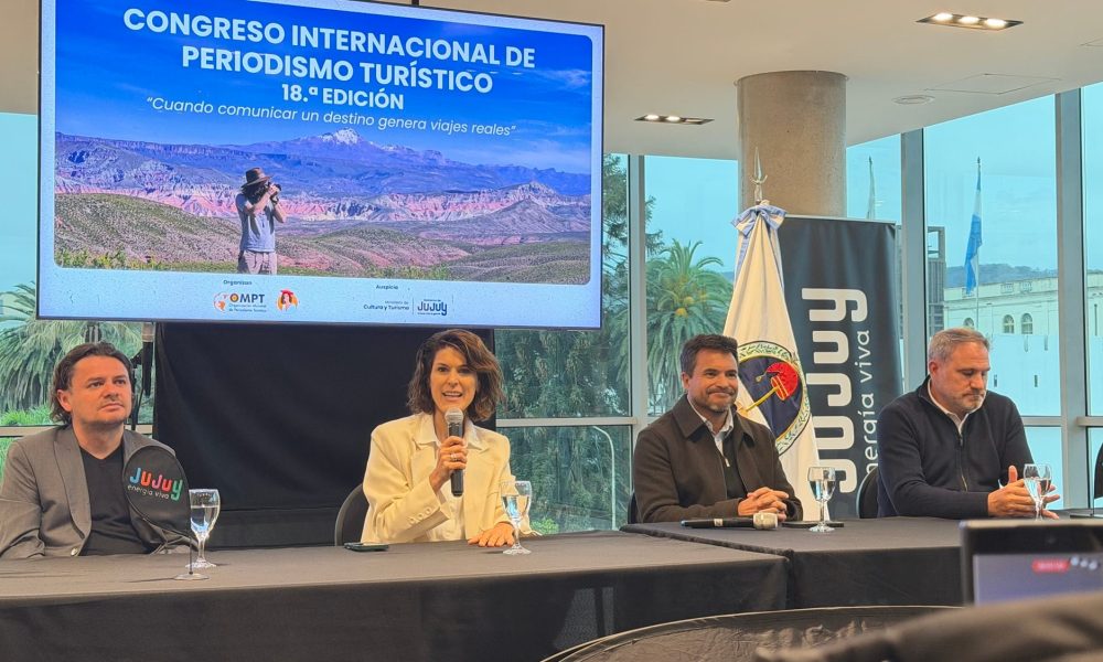 Periodistas de distintos países se reúnen en Jujuy para debatir sobre el futuro de la comunicación turística: inició el Congreso Internacional de Periodismo Turístico