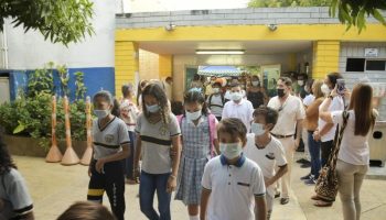 Así fue el comienzo de la primera jornada escolar presencial en Barranquilla