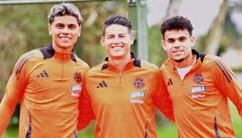 Duelo de colombianos entre James Rodríguez y Richard Ríos en juego entre Sao Paulo y Palmeiras